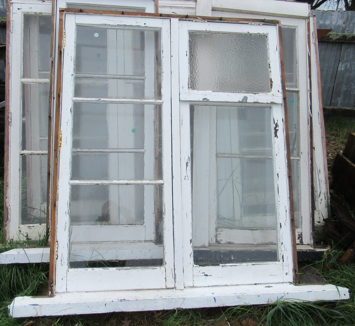 5 Lite 1950's Style Wooden Window with Big Sill (CT)  1460H x 1210W