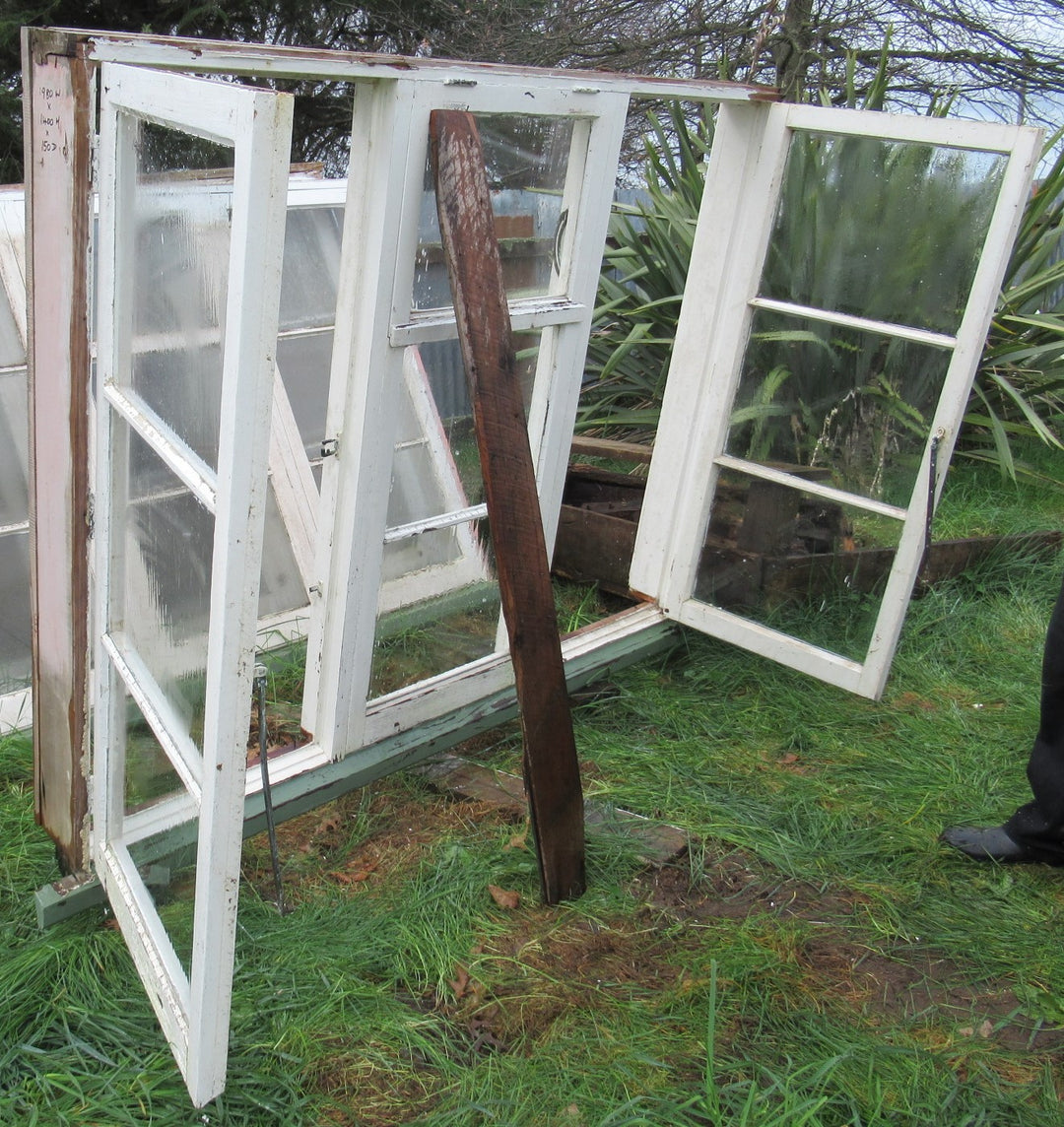 9 Lite 3 Opening Wooden Window  (CT)   1400H x 1980W x 150D