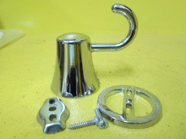 Bath Towel or Gown Hook with Fixing Brackets
