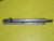 Brush Chrome & Antique Brass Slightly Rounded Slide Bolt   100L x 25W