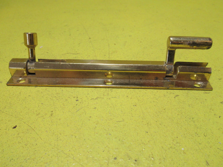 Solid Polished Brass Slide Bolt   60/125/180L x 25/37/35W x 20/10D
