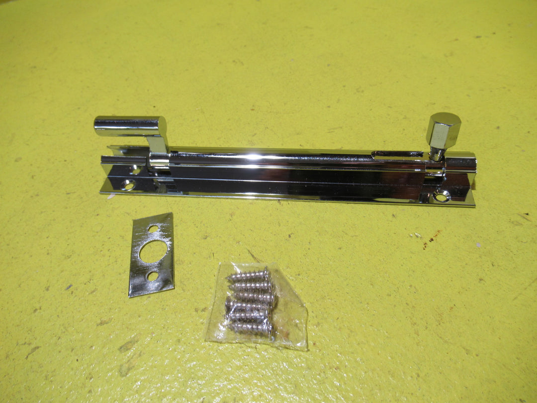 Solid Polished Brass Slide Bolt   60/125/180L x 25/37/35W x 20/10D