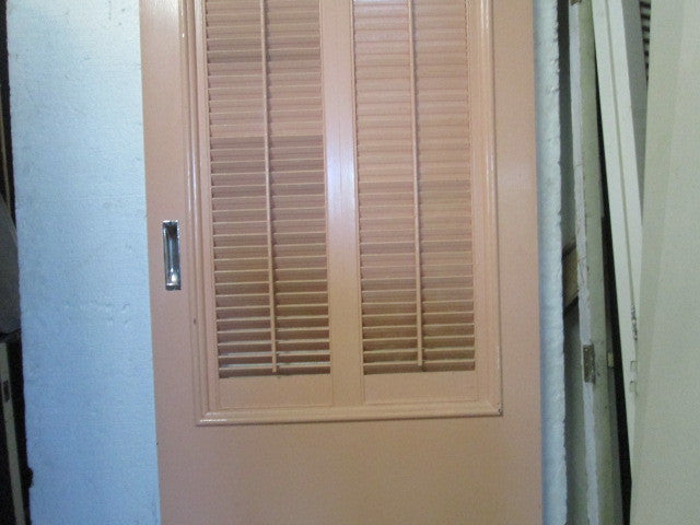 Salmon Pink Louvre Door (1980H x 815W x 40D)