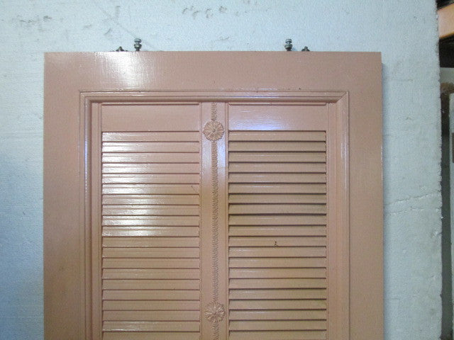 Salmon Pink Louvre Door (1980H x 815W x 40D)