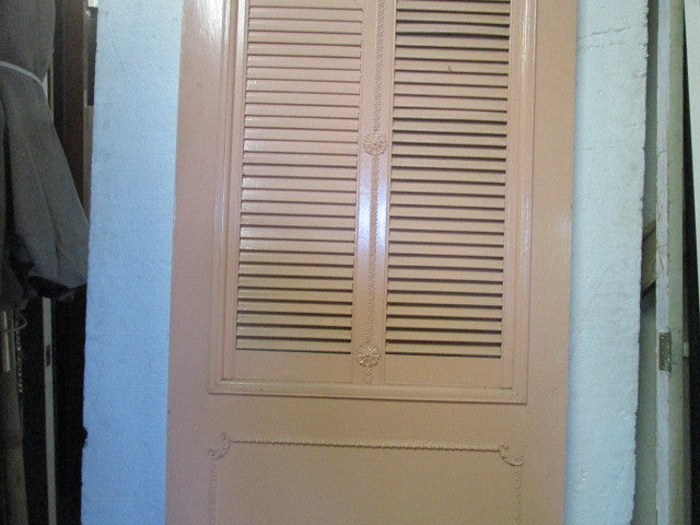 Salmon Pink Louvre Door (1980H x 815W x 40D)