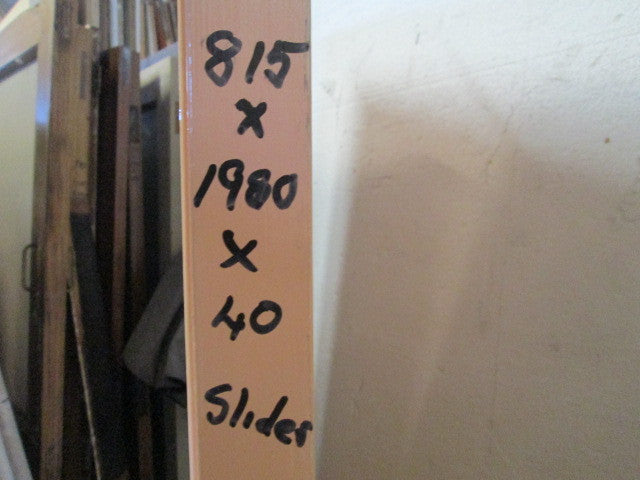 Salmon Pink Louvre Door (1980H x 815W x 40D)