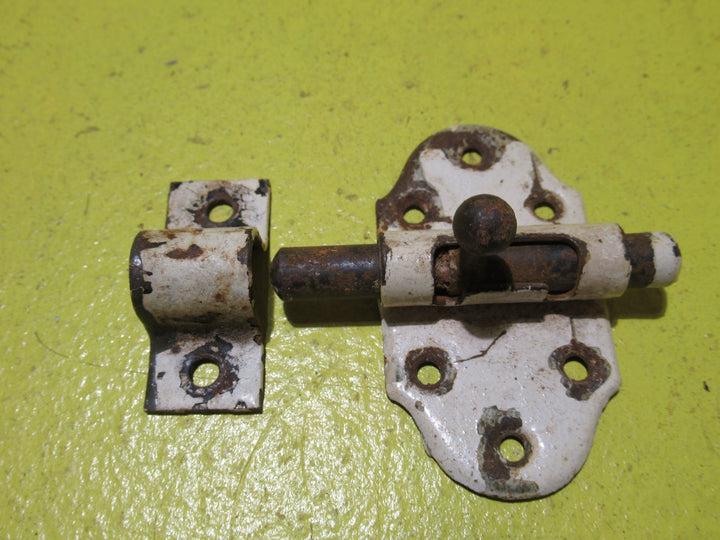 Vintage Complete Slide Bolt   Locked - 130L x 40W   Open 90L x 40W