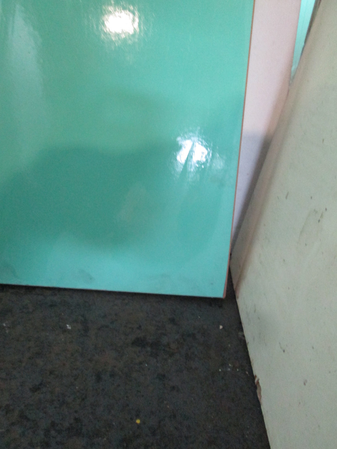 Sea Green 1 Lite  Internal Door with 2 x Side Lites 1980H x 810W x 40D/Side Lites 1980H x 400W x 40D