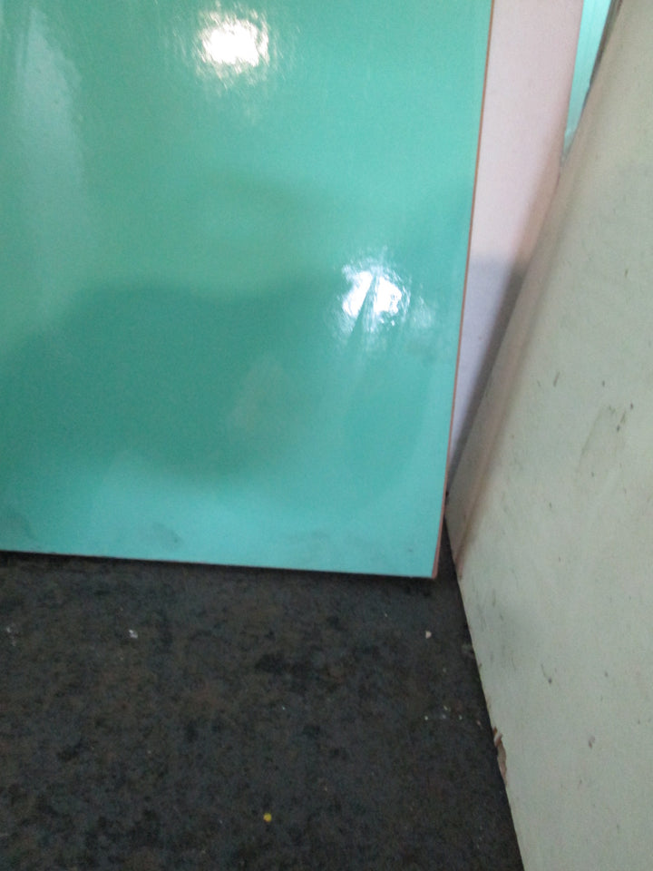 Sea Green 1 Lite  Internal Door with 2 x Side Lites 1980H x 810W x 40D/Side Lites 1980H x 400W x 40D
