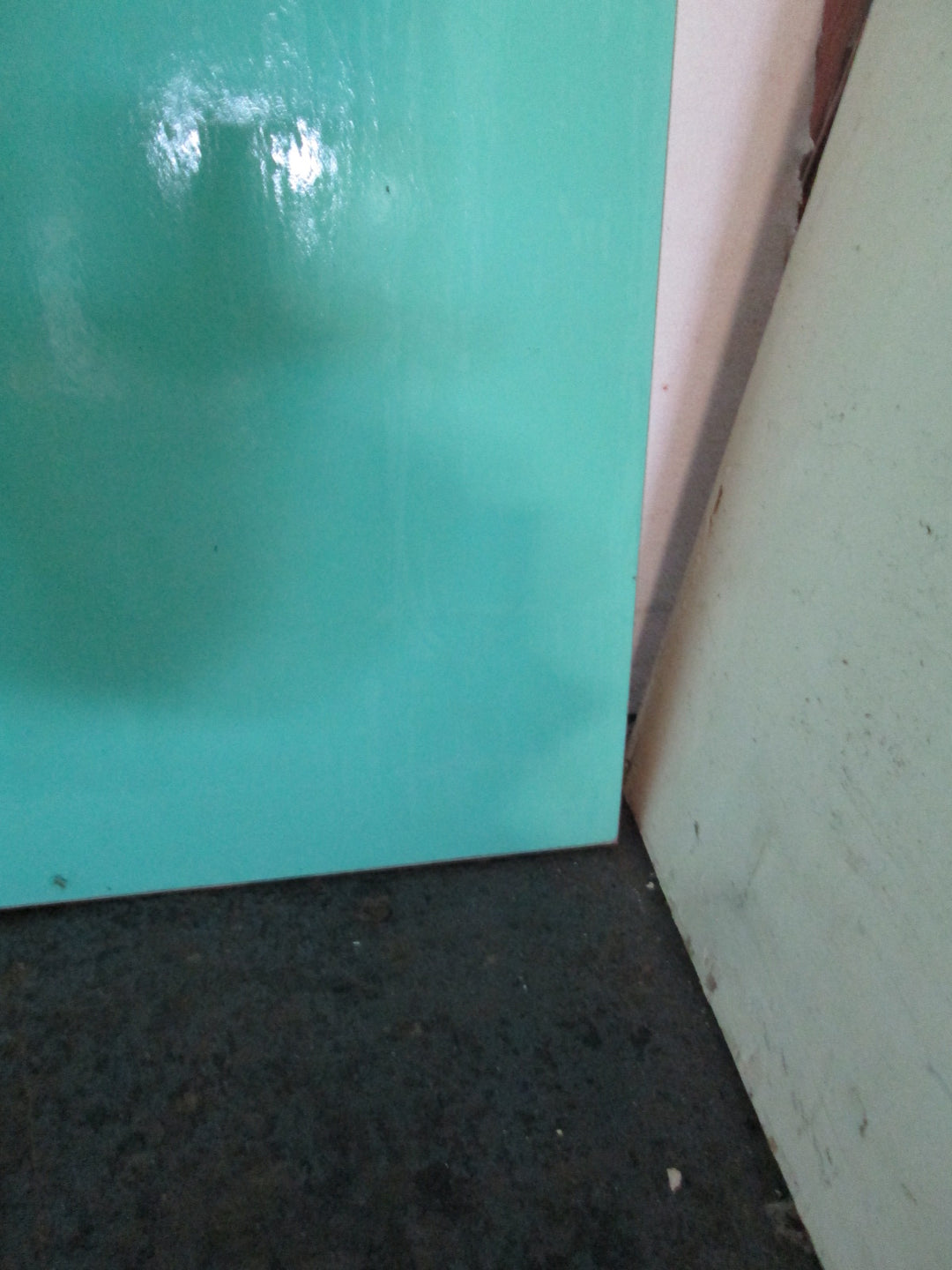 Sea Green 1 Lite  Internal Door with 2 x Side Lites 1980H x 810W x 40D/Side Lites 1980H x 400W x 40D