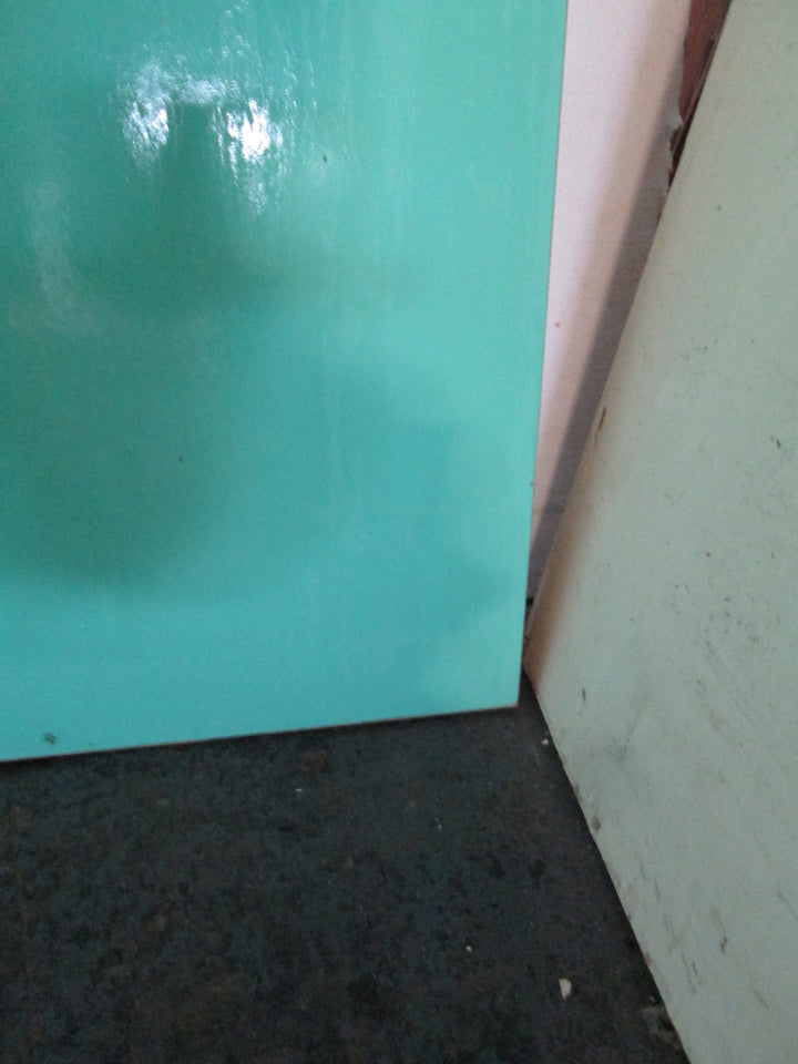 Sea Green 1 Lite  Internal Door with 2 x Side Lites 1980H x 810W x 40D/Side Lites 1980H x 400W x 40D