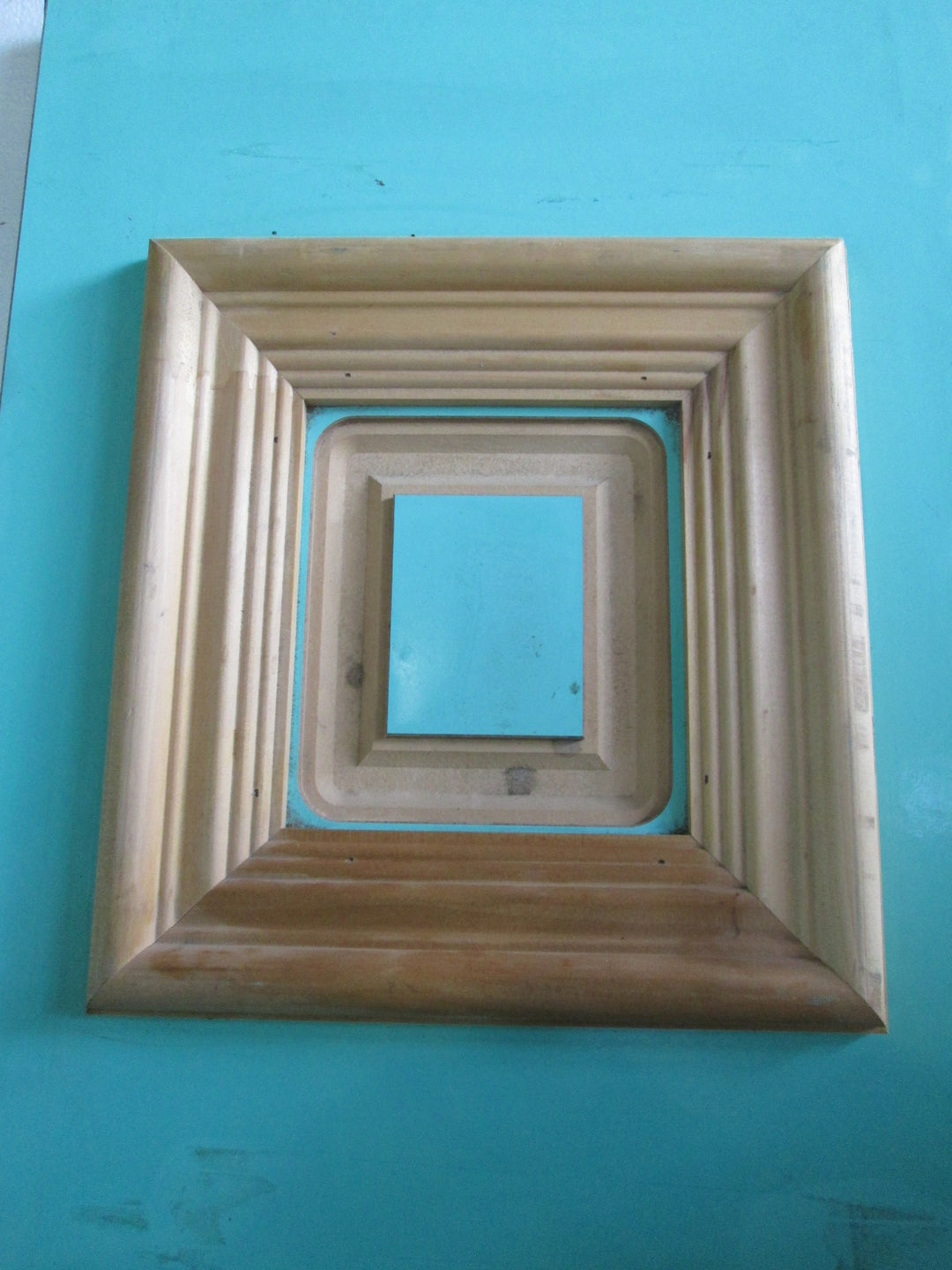 Sea Green 1 Lite  Internal Door with 2 x Side Lites 1980H x 810W x 40D/Side Lites 1980H x 400W x 40D