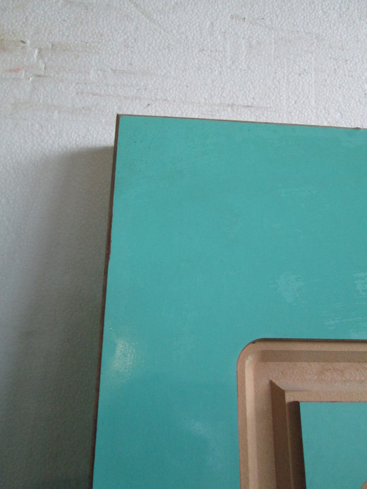 Sea Green 1 Lite  Internal Door with 2 x Side Lites 1980H x 810W x 40D/Side Lites 1980H x 400W x 40D