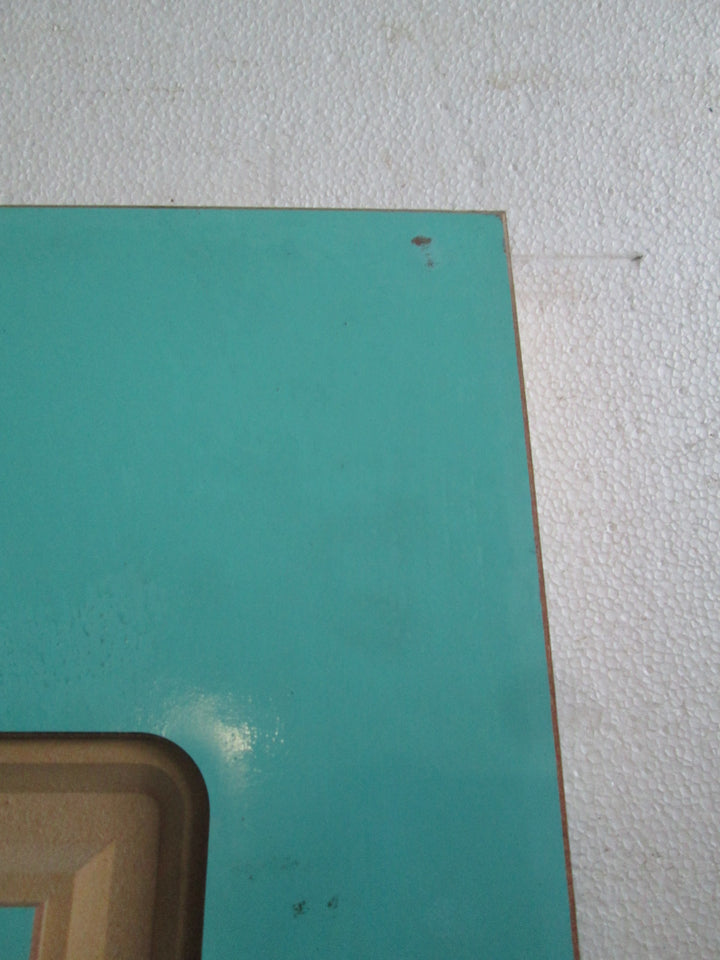 Sea Green 1 Lite  Internal Door with 2 x Side Lites 1980H x 810W x 40D/Side Lites 1980H x 400W x 40D