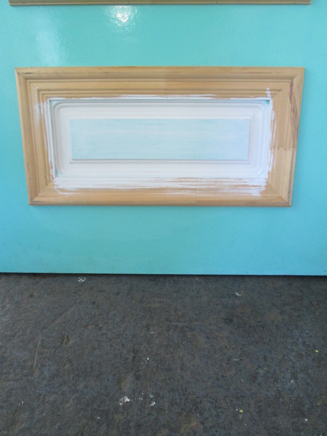 Sea Green Moulded Panel Door and  2 x Side Lites 1980H x 860W  x 40D/ 1980L  x 400W x 40D