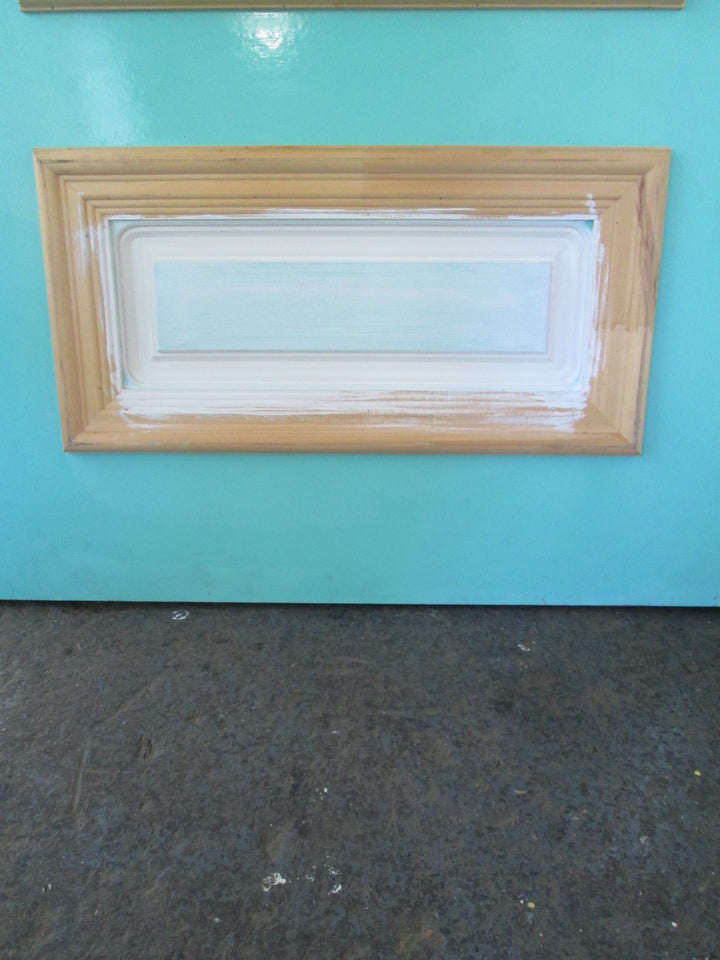 Sea Green Moulded Panel Door and  2 x Side Lites 1980H x 860W  x 40D/ 1980L  x 400W x 40D