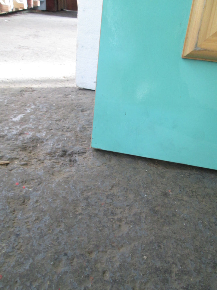 Sea Green Moulded Panel Door and  2 x Side Lites 1980H x 860W  x 40D/ 1980L  x 400W x 40D