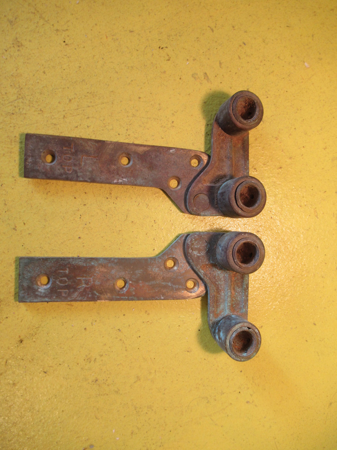 Vintage Brass Bifold Window Guides - Slider 115H x 25W