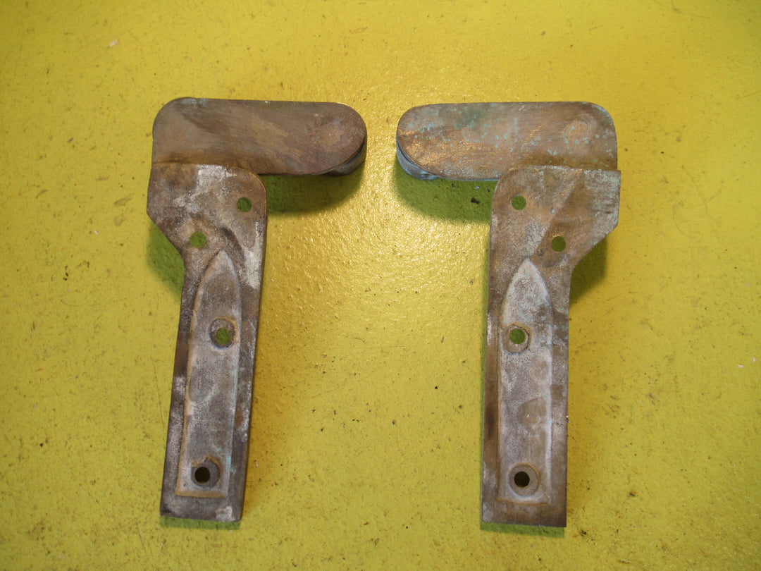 Vintage Brass Bifold Window Guides - Slider 115H x 25W