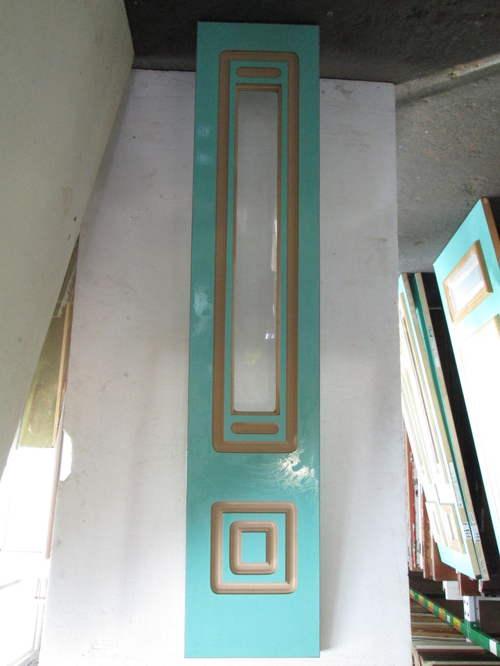 Sea Green Moulded Panel Door and  2 x Side Lites 1980H x 860W  x 40D/ 1980L  x 400W x 40D