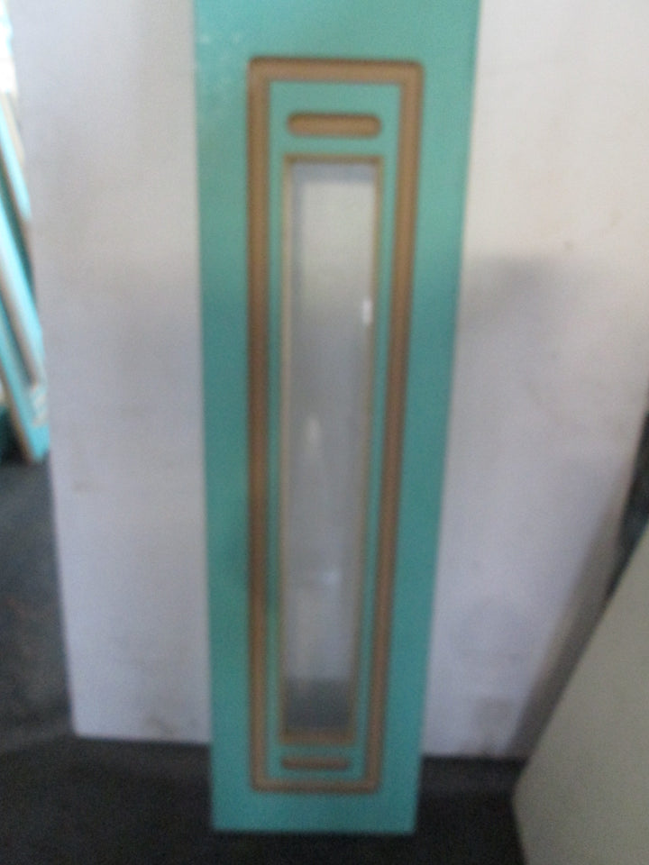 Sea Green Moulded Panel Door and  2 x Side Lites 1980H x 860W  x 40D/ 1980L  x 400W x 40D