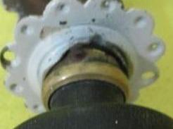 Villa 1890 Wooden Door Knob with One  Flower Rose(60D x 55H)