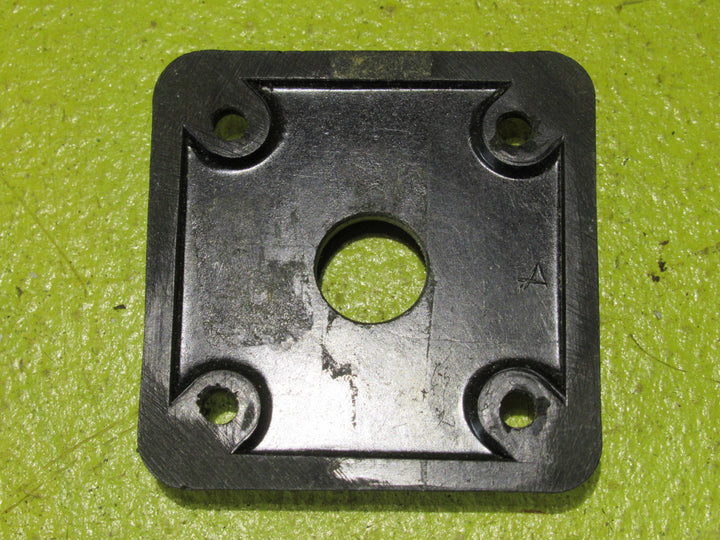 Art Deco Square Brown Bakelite Door Plate 55SQ