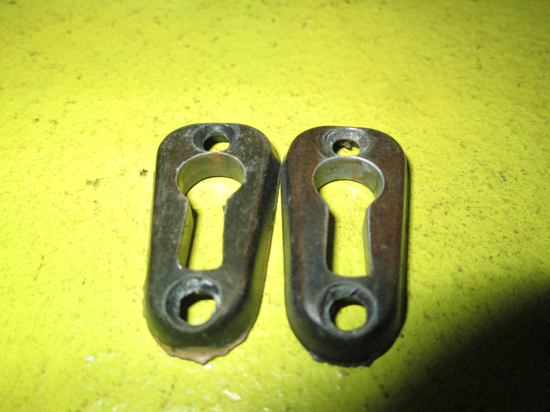 Brown Cone Dimple Top Knob Handle/Mortice & Escutcheon 56-66D x 55H/ Mortice  120L x 22H x 80D