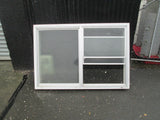 3 Lite Aluminum Window with Sliding Opening Window(1025H x 1530W x 150D)