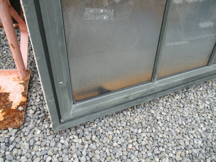 6 Lite Colonial Top Opening Green Aluminium Window  850H x 1000W x 130D