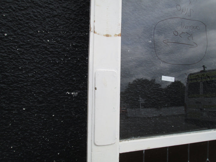 Exterior Amber & Red Leadlight French Doors 2140H x 1530W