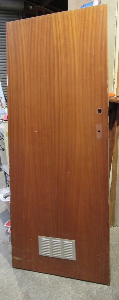 Internal Brown Hollowcore Door with Vent   1980H x 810W x 40D