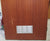 Internal Brown Hollowcore Door with Vent   1980H x 810W x 40D