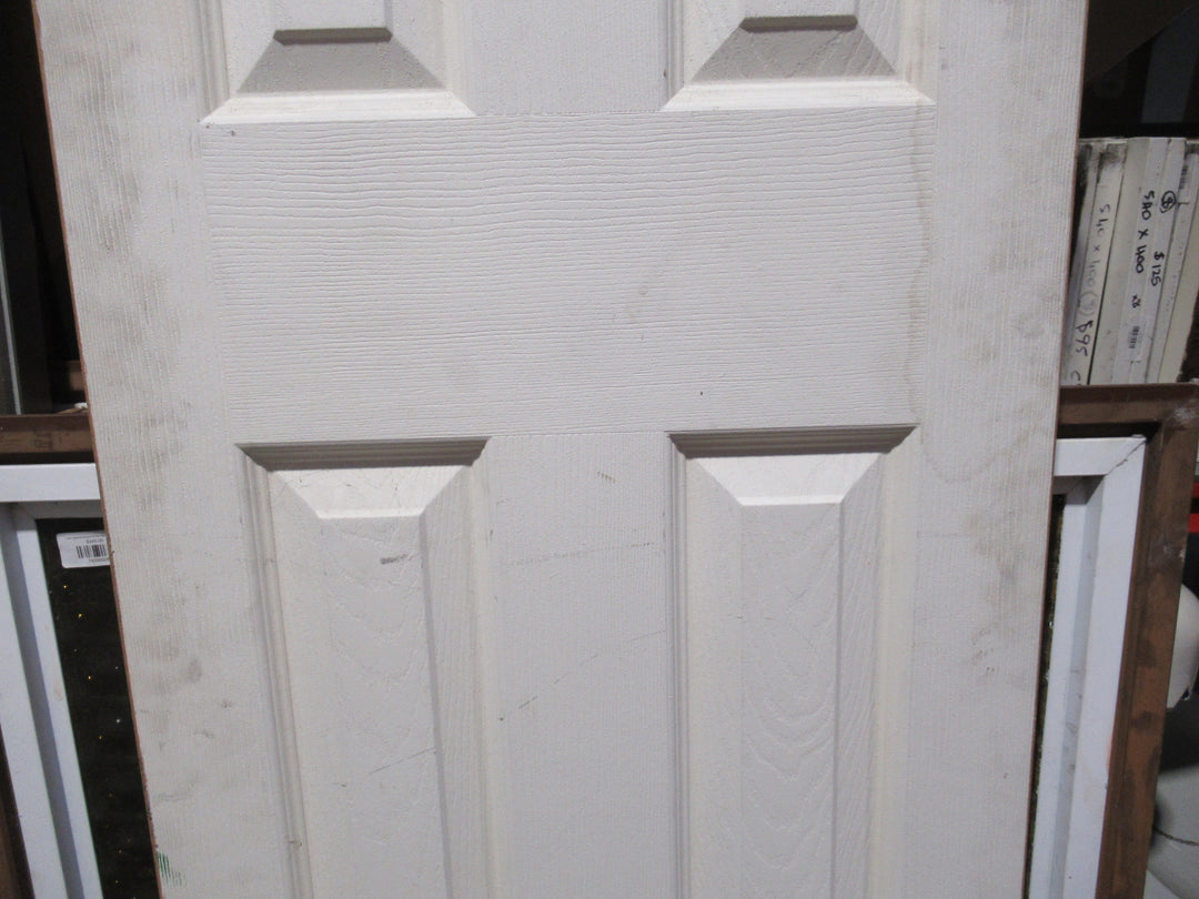 Modern 6 Panel Hollowcore Door   1980H x 560W x 35D