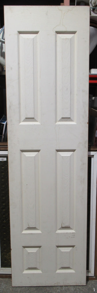 Modern 6 Panel Hollowcore Door   1980H x 560W x 35D