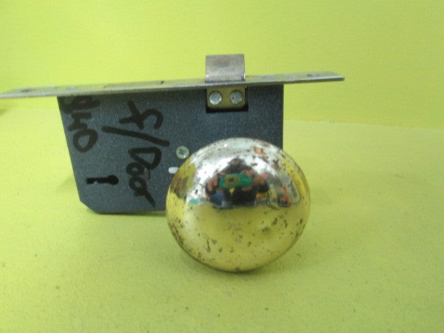 Polished Brass Door Knob complete with mortice(55D)