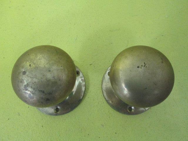 Vintage Solid Brass Door Knobs 55D x 70H