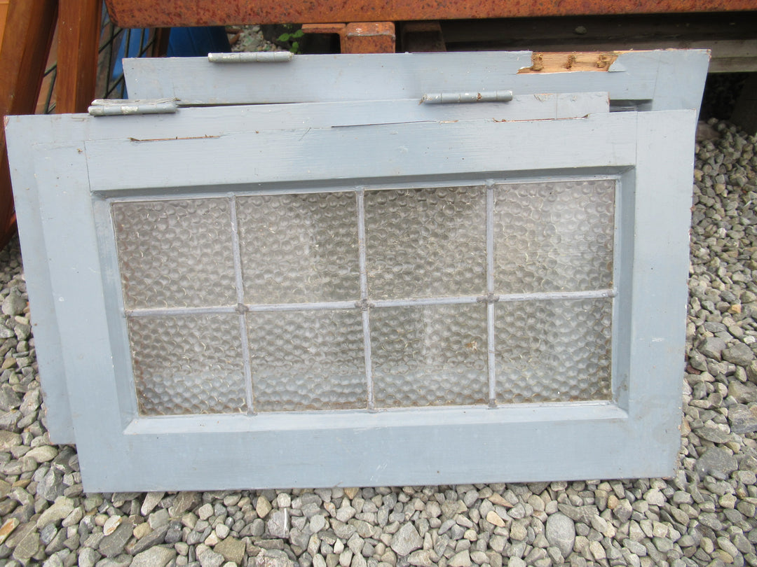 Leadlight 8 Lite Bubble Glass Sash 400H x 510W