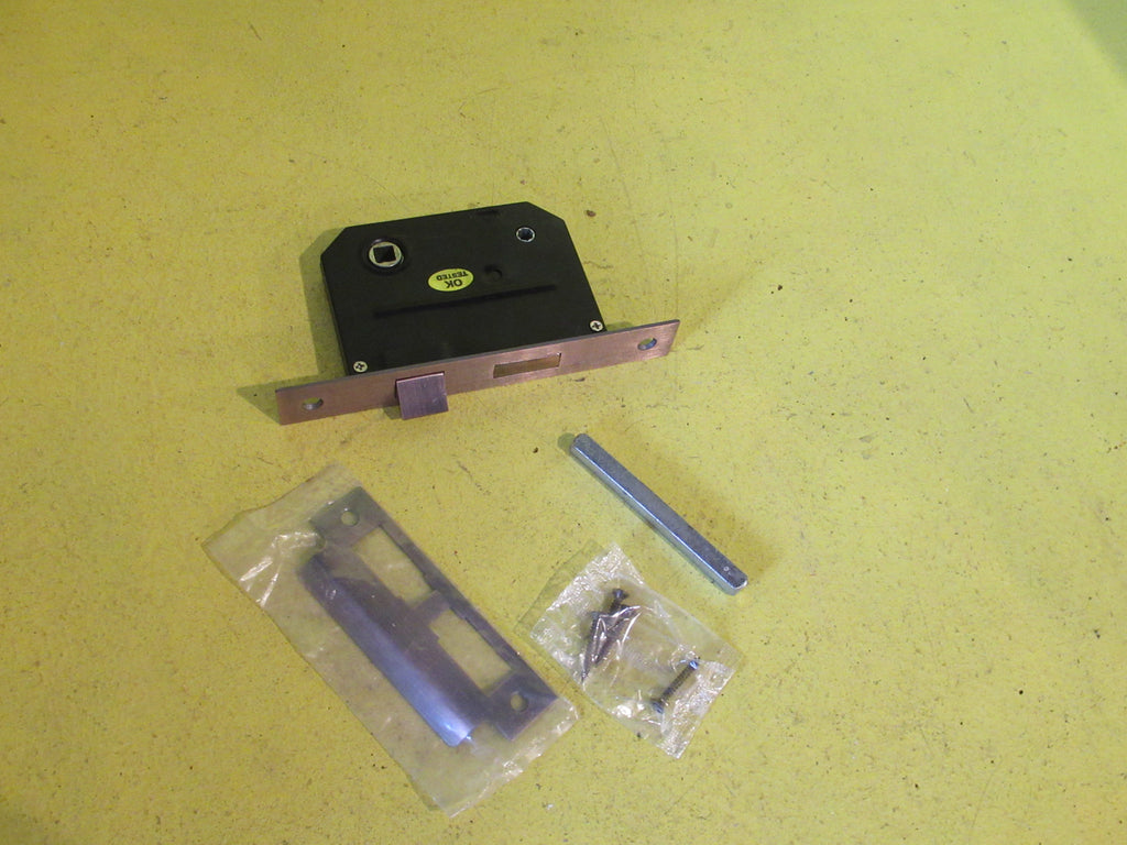 Rose Mortice Lock with Striker,Screws and Axial 155L x75D