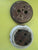 Moulded Circle Wooden Mounting Block for Vintage Switches (90D x 25H_