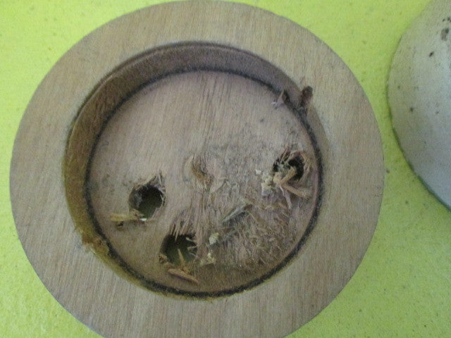 Small Circle Wooden Mounting Block for Vintage Switch(D70 x 20H)