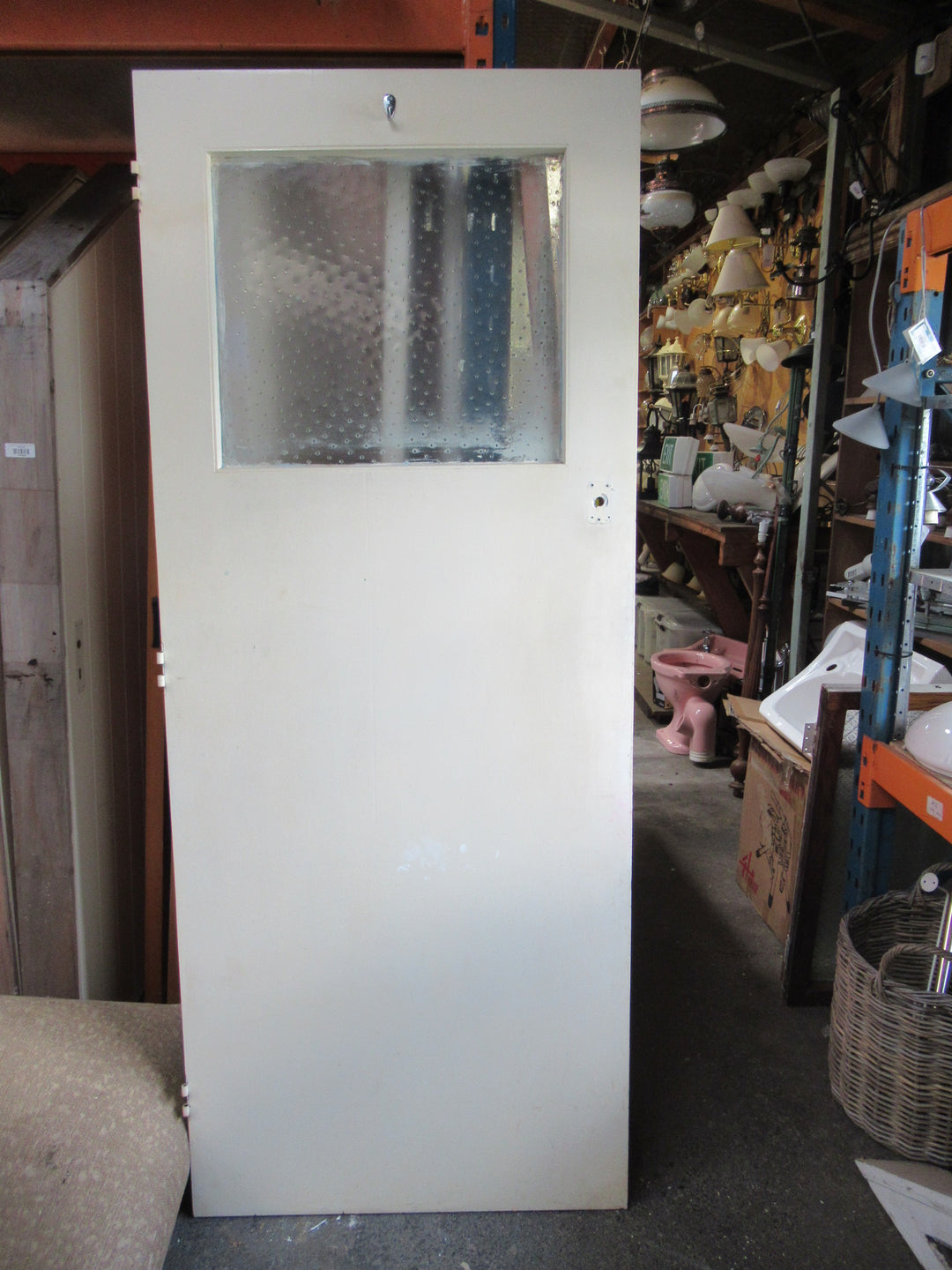 1 Lite Rain Drip Glass Hollow Core Door 1980H x 805W x 40D