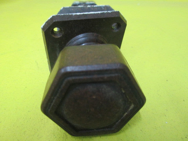 Art Deco Bakelite Hexagonal knob with Square Plate(Plate 55 SQ/Knob 45D x 50H)