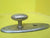 Vintage Chrome Oval Knob & Plate with Key hole(Plate 200L x 60W/Knob 65L x 40W x 55H)