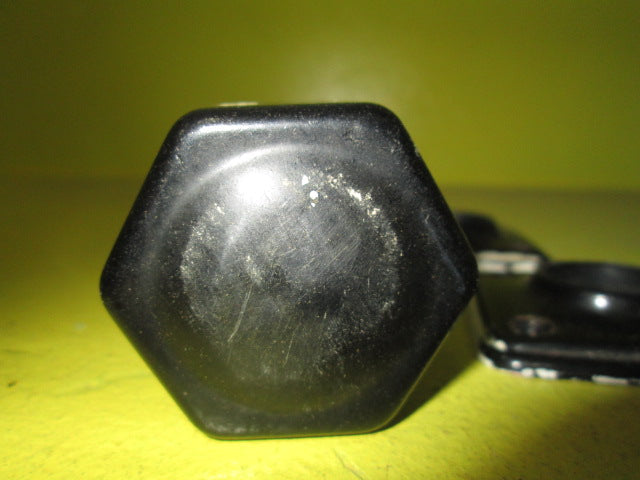 Art Deco Bakelite Hexagonal knob with Square Plate(Plate 55 SQ/Knob 45D x 50H)