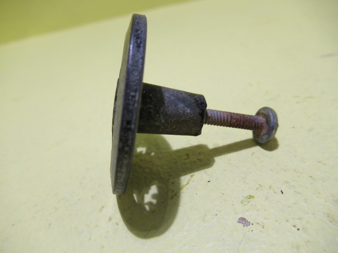 Ornate Brass Pull Handle   35 Dia x 20D