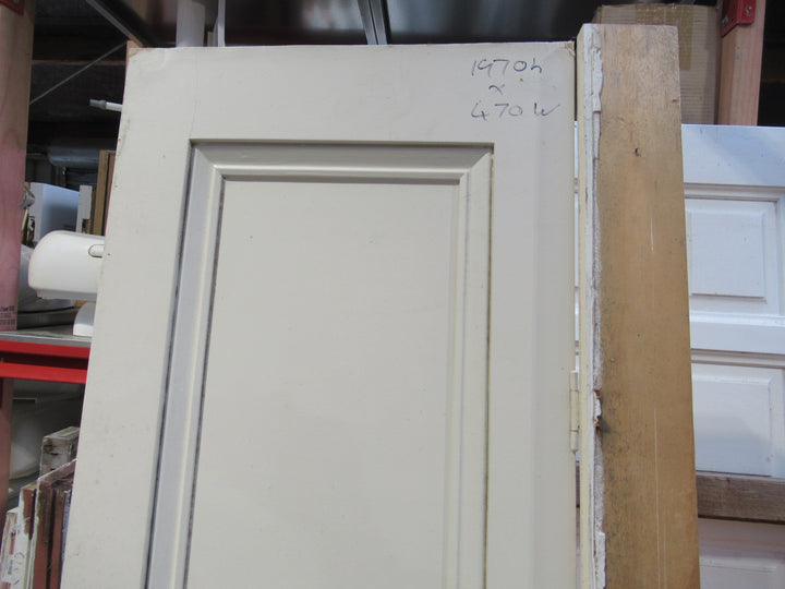 White Painted Moulded 2 Panel Cupboard/Pantry Door 1970H x 430W