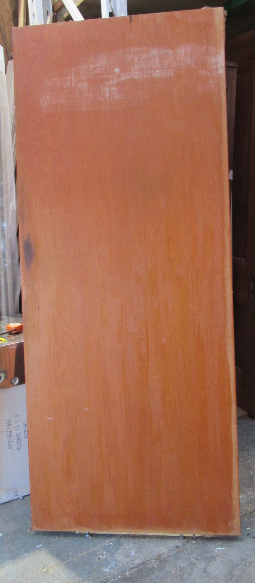 Varnished Hollowcore Sliding Door   810W x 1980H x 40D