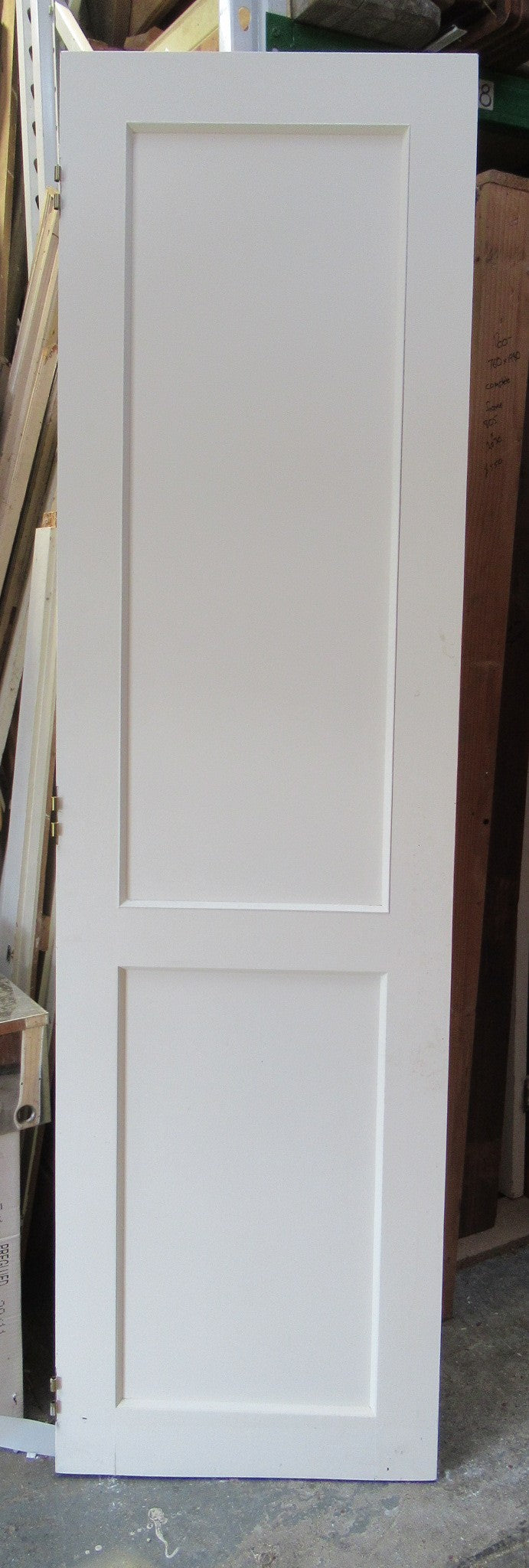 Solid White 2 Panel French Doors   610W x 2170H x 40D