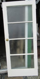 4 Lite Door with Various Glass Panels.   1970H x 835W x 40D